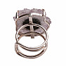 Be Beautiful Amethyst stalactite cut ring 70