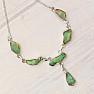 Opal Ethiopian Raw Necklace Silver Ag 925 N70