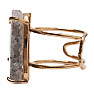 Be Beautiful Amethyst stalactite cut ring 75