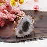 Be Beautiful Amethyst stalactite cut ring 77