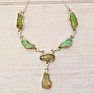 Opal Ethiopian Raw Necklace Silver Ag 925 N77