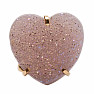 Be Beautiful Agate heart aqua aura ring 79