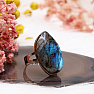 Labradorite Witch Ring Power of Intuition No. 8