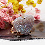 Be Beautiful Agate heart aqua aura ring 80