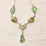 Opal Ethiopian Raw Necklace Silver Ag 925 N81
