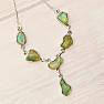 Opal Ethiopian Raw Necklace Silver Ag 925 N81