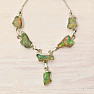 Opal Ethiopian Raw Necklace Silver Ag 925 N83