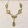 Opal Ethiopian Raw Necklace Silver Ag 925 N84