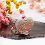 Be Beautiful Agate heart aqua aura ring 85