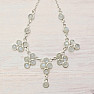 Moonstone rainbow necklace silver Ag 925 85259