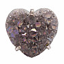 Be Beautiful Agate heart aqua aura ring 86