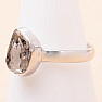 Herkimer diamond ring silver Ag 925 LOT86