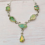 Opal Ethiopian Raw Necklace Silver Ag 925 N86
