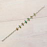 Ethiopian opal raw bracelet silver Ag 925 B86