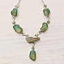 Opal Ethiopian Raw Necklace Silver Ag 925 N88