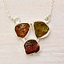 Tourmaline multicolor necklace silver Ag 925 88231