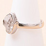 Herkimer diamond ring silver Ag 925 LOT92