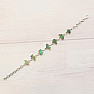 Ethiopian opal raw bracelet silver Ag 925 B93
