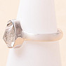 Herkimer diamond ring silver Ag 925 LOT97