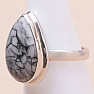 Pinolite silver ring Ag 925 R97