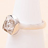 Herkimer diamond ring silver Ag 925 LOT98