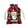Jute bag Christmas penguin