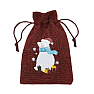 Jute bag Christmas polar bear