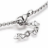 Stainless steel anklet Heart