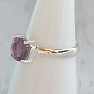 Amethyst cut ring silver Ag 925 46526