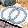 Angelite bead bracelet A quality 8 mm