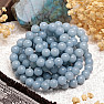 Angelite bead bracelet A quality 8 mm