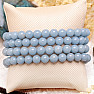 Angelite bead bracelet A quality 8 mm