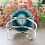 Agate slice unique bracelet AP-37