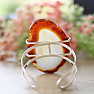Agate slice unique bracelet AP-4