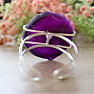 Agate slice unique bracelet AP-44