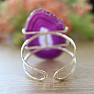 Agate slice unique bracelet AP-47