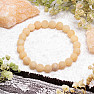 Calcite orange bead bracelet 8 mm