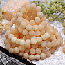 Calcite orange bead bracelet 8 mm