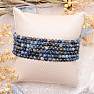 Dumortierite bead bracelet 4 mm