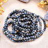 Dumortierite bead bracelet 4 mm