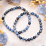 Dumortierite bead bracelet 6 mm