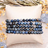 Dumortierite bead bracelet 6 mm