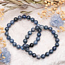 Dumortierite bead bracelet 8 mm