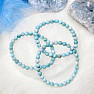Larimar bead bracelet 6 mm