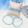 Larimar bead bracelet 6 mm