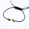 Howlit white chakra bracelet standing