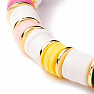 Fashionable bracelet made of heishi beads