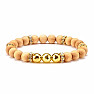 Set of four fashion bracelets Power of wood