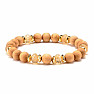 Set of four fashion bracelets Power of wood
