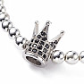 Set of three Queen fashion bracelets